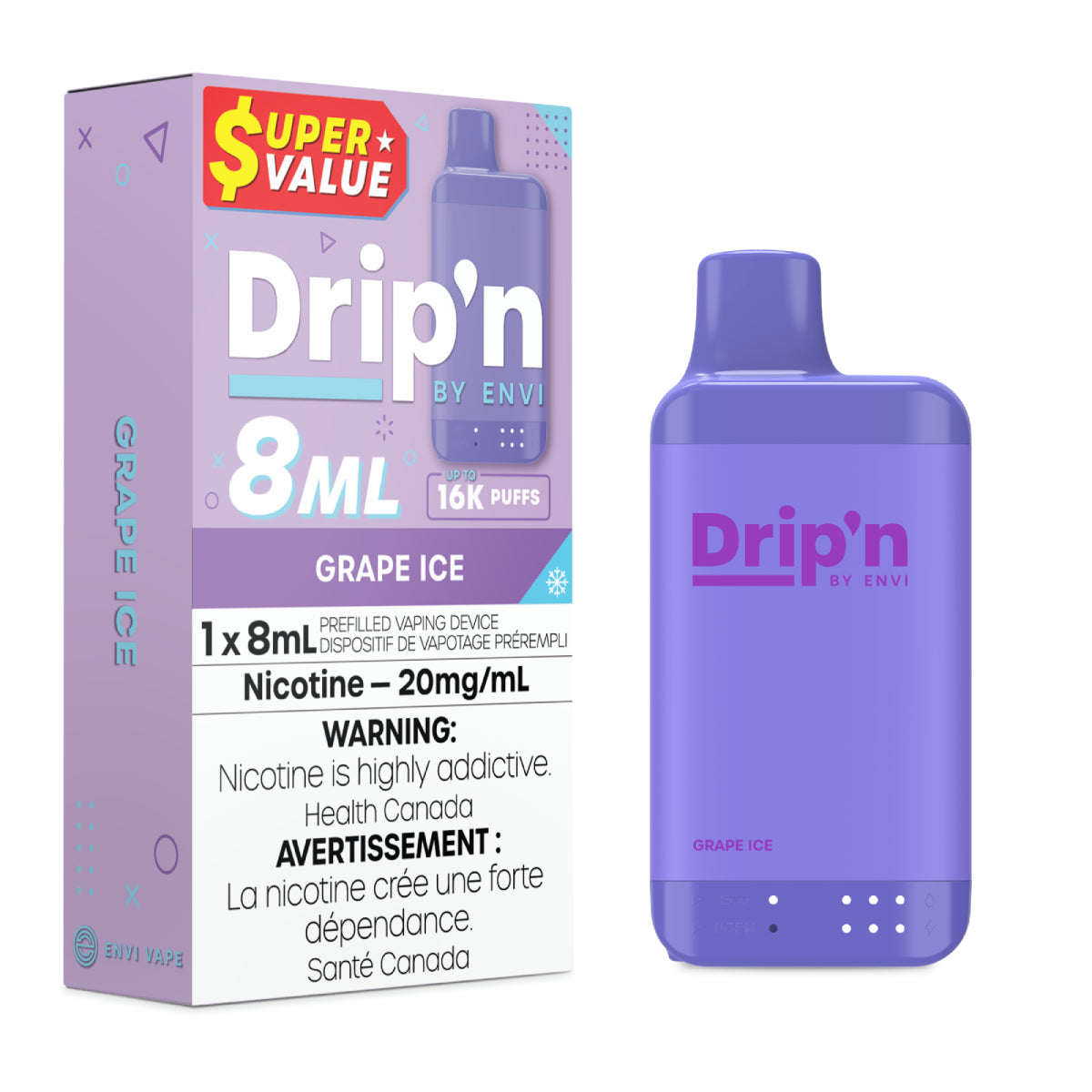 Drip'n 8mL 16K Puff