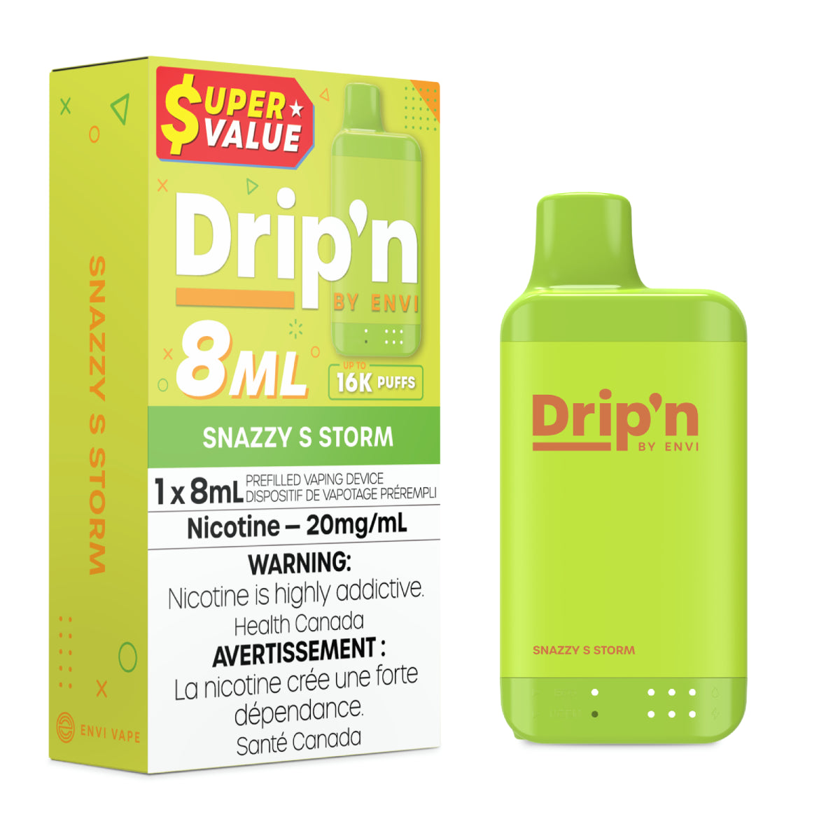 Drip'n 8mL 16K Puff