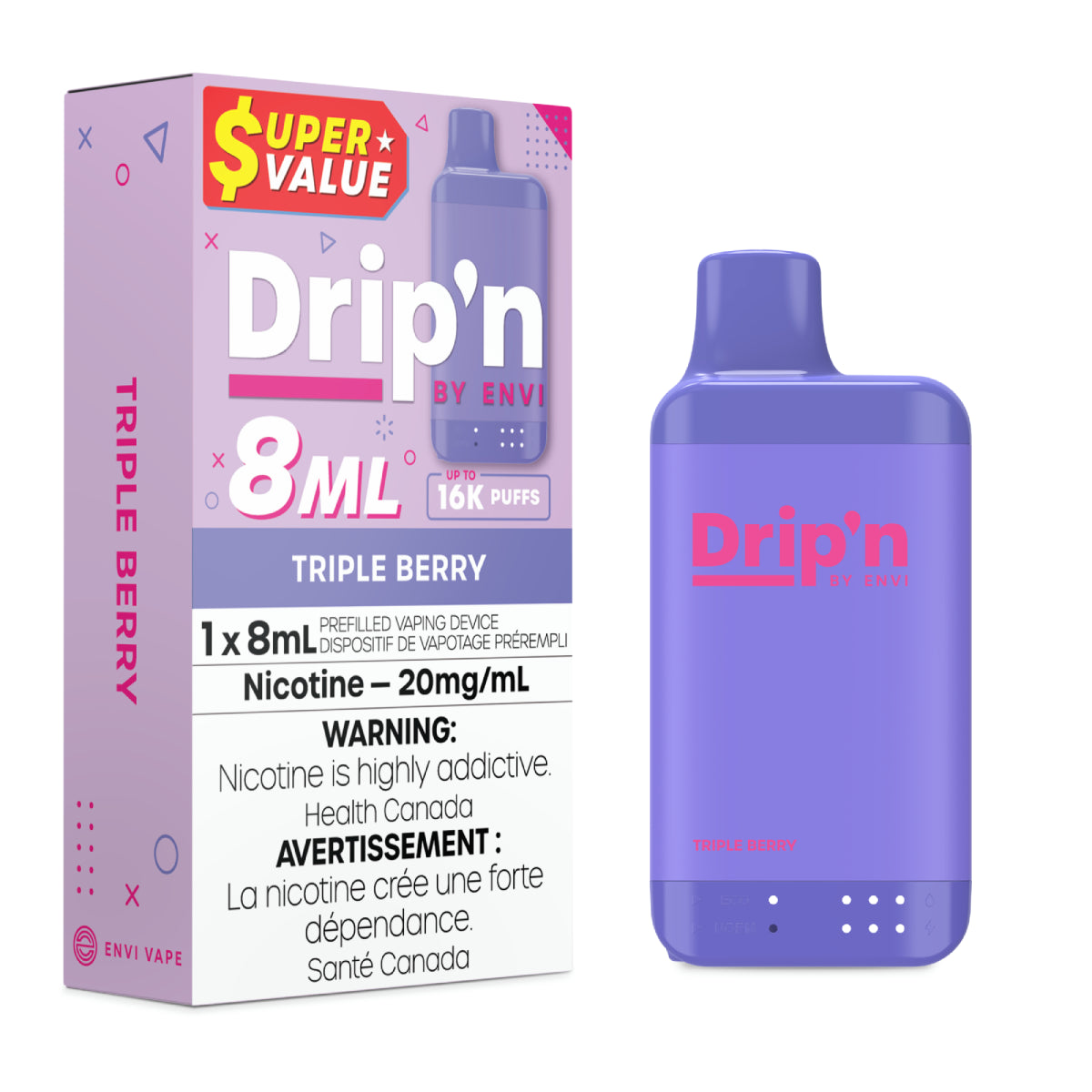 Drip'n 8mL 16K Puff