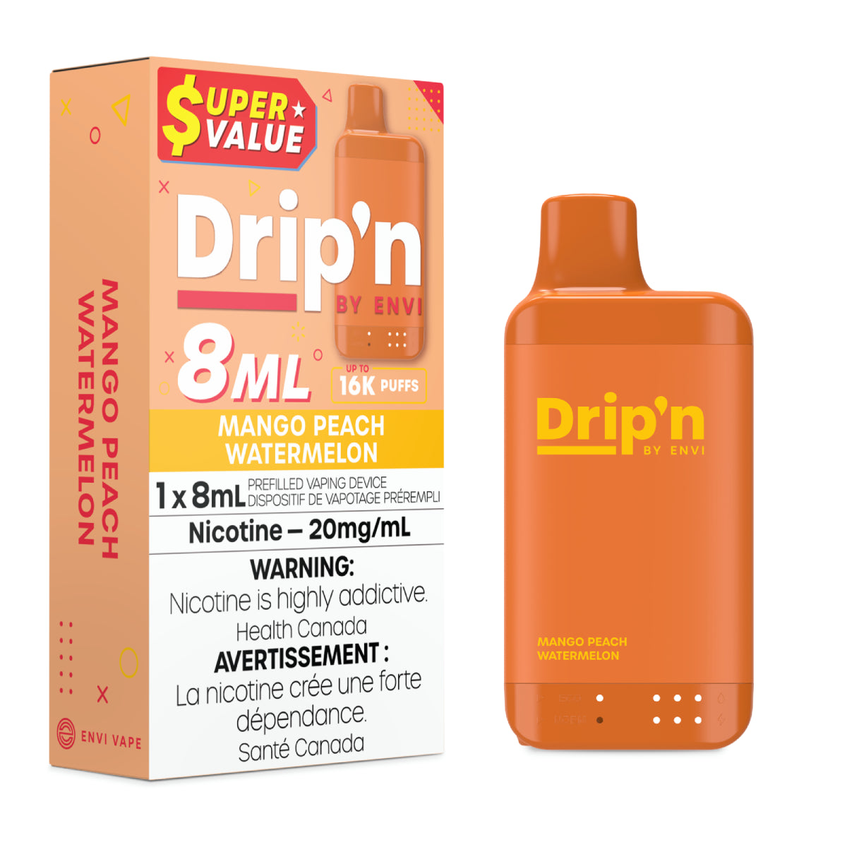 Drip'n 8mL 16K Puff