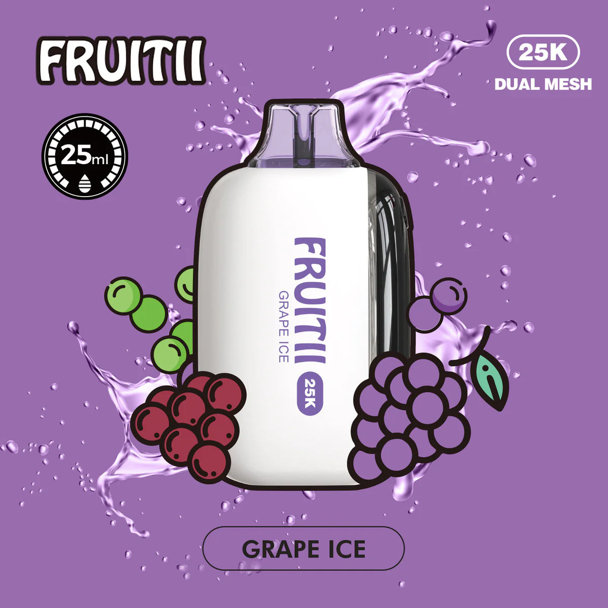 Fruitii 25K Puffs Disposable Rechargeable Vape