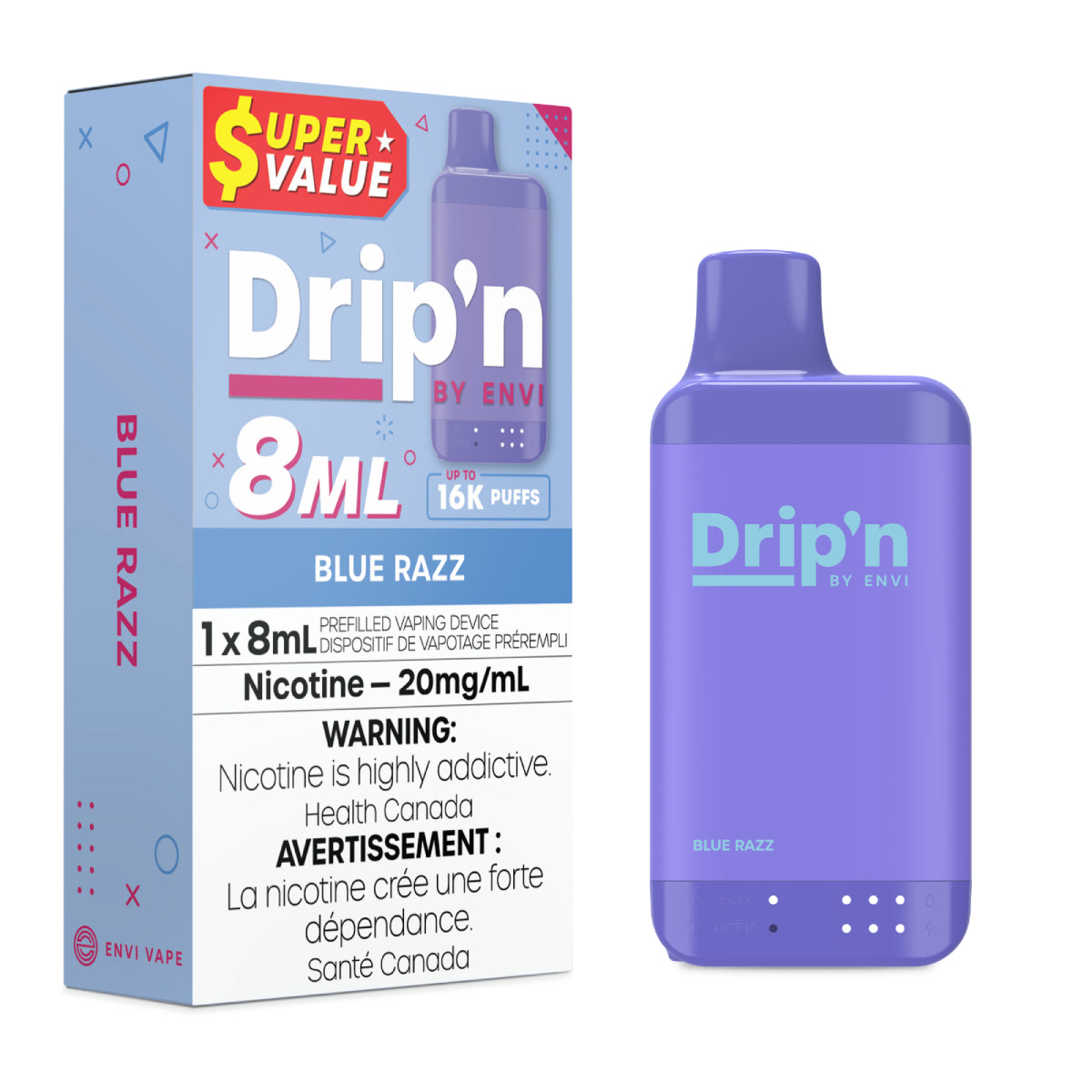 Drip'n 8mL 16K Puff