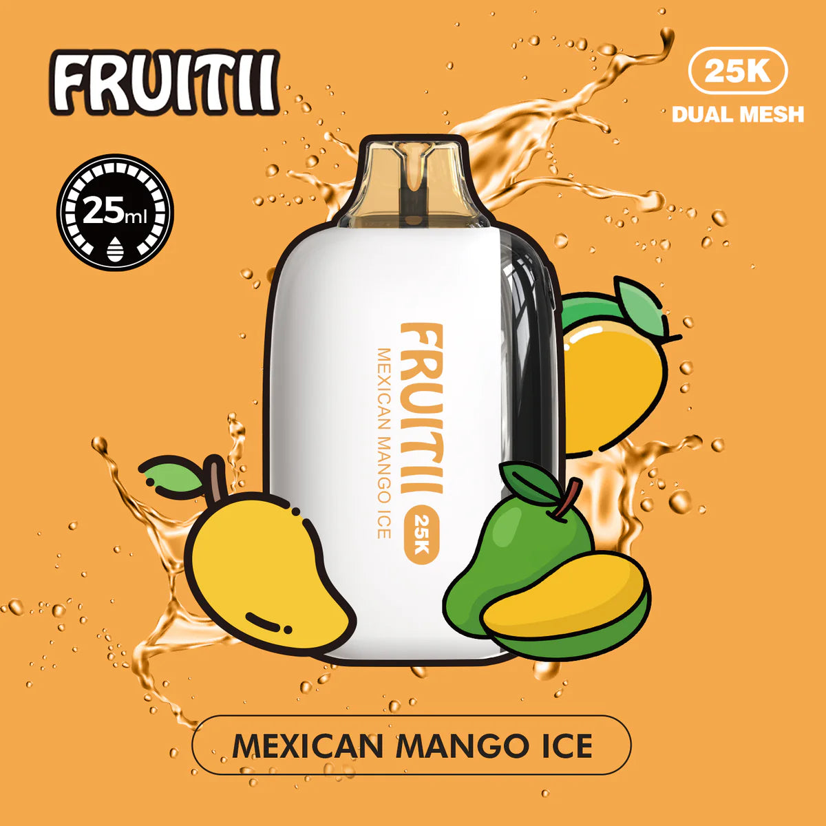 Fruitii 25K Puffs Disposable Rechargeable Vape