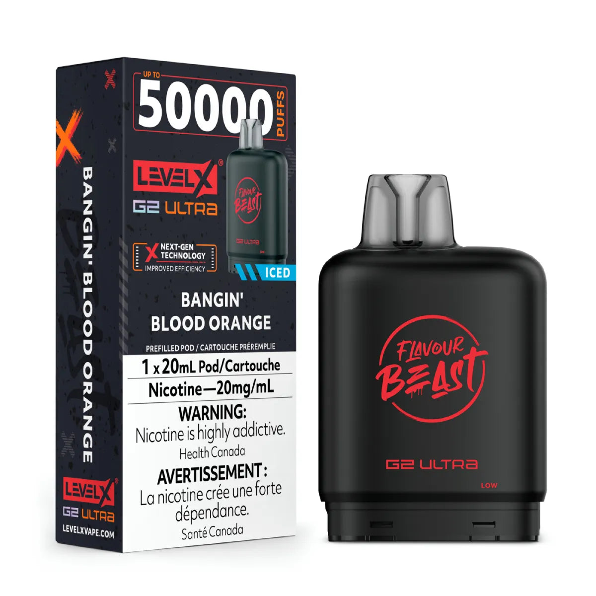 Level X Flavour Beast G2 Ultra 50K POD ONLY