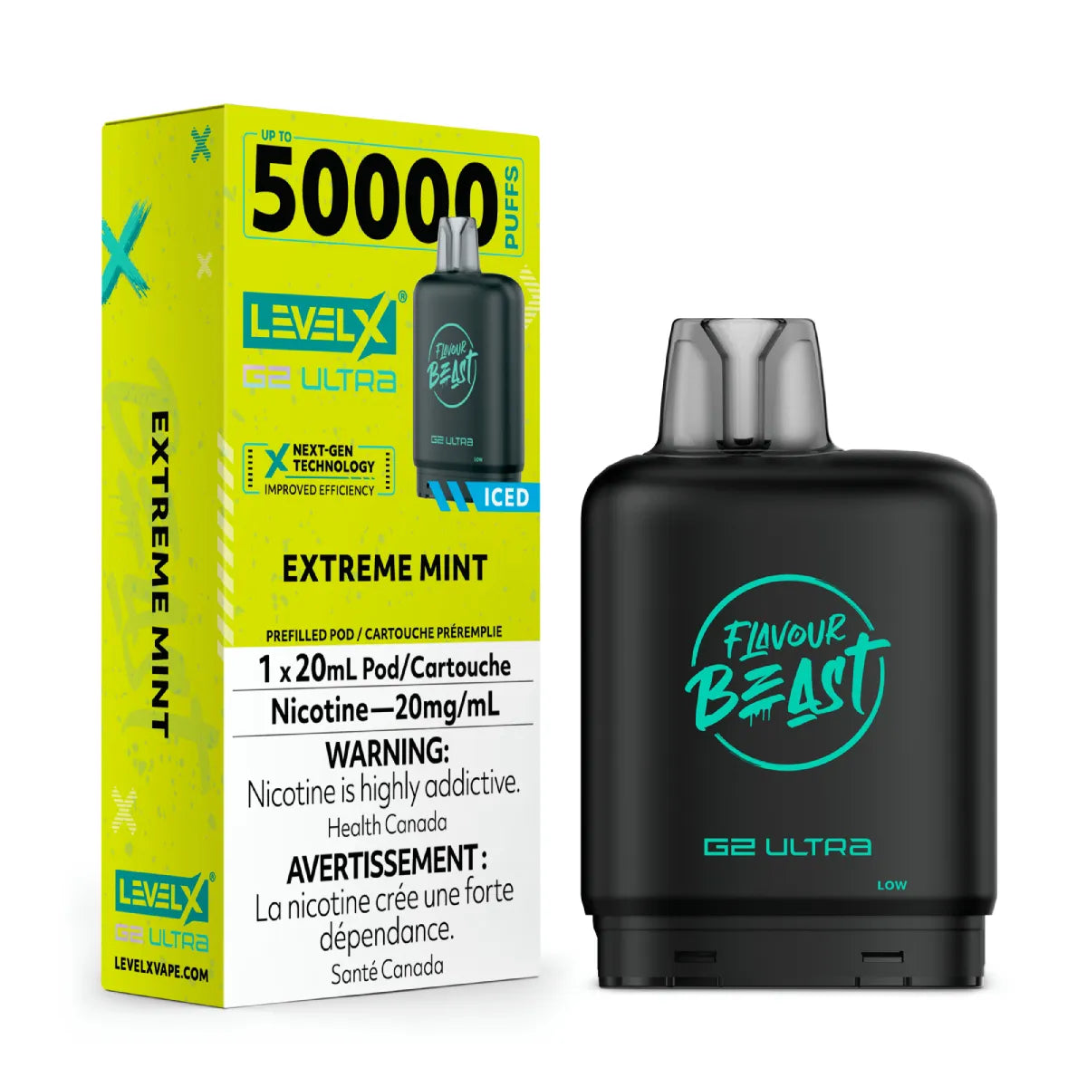 Level X Flavour Beast G2 Ultra 50K POD ONLY