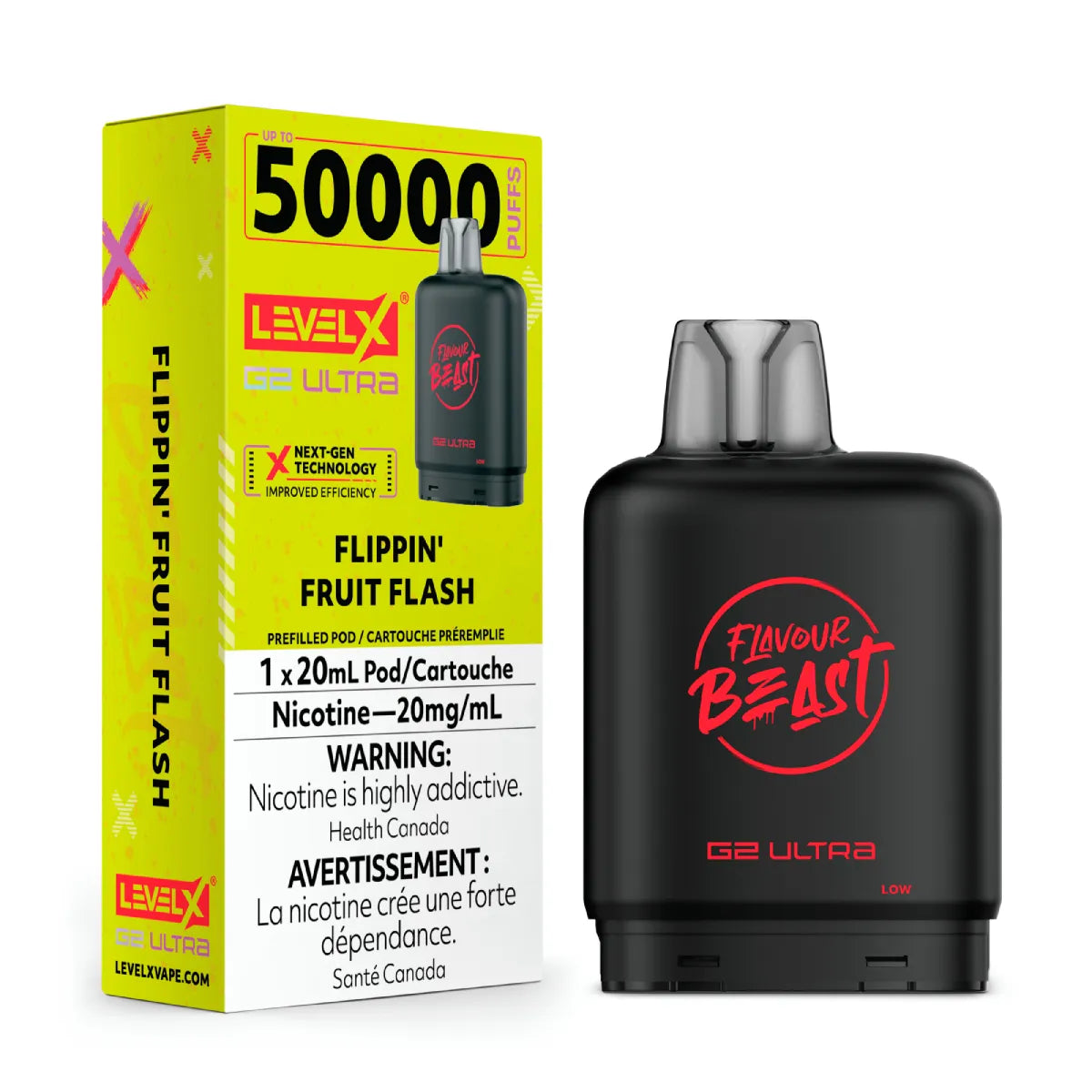 Level X Flavour Beast G2 Ultra 50K POD ONLY