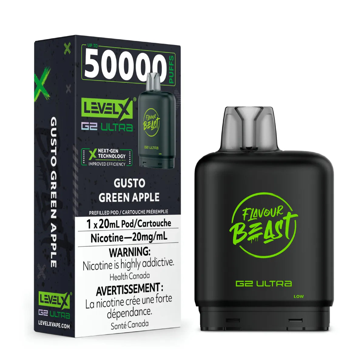 Level X Flavour Beast G2 Ultra 50K POD ONLY