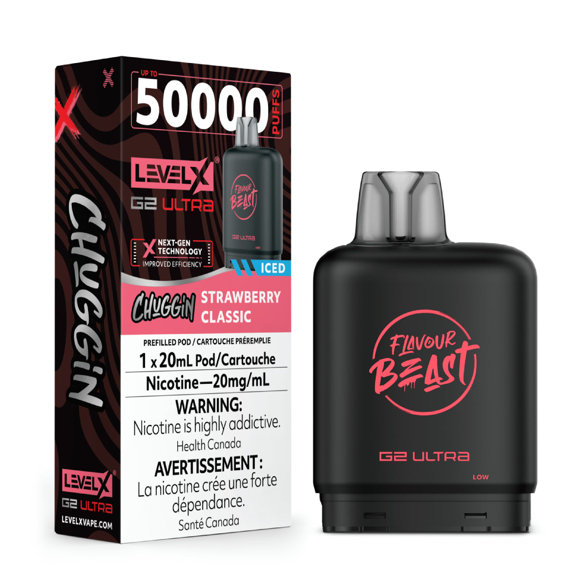Level X Flavour Beast G2 Ultra 50K POD ONLY