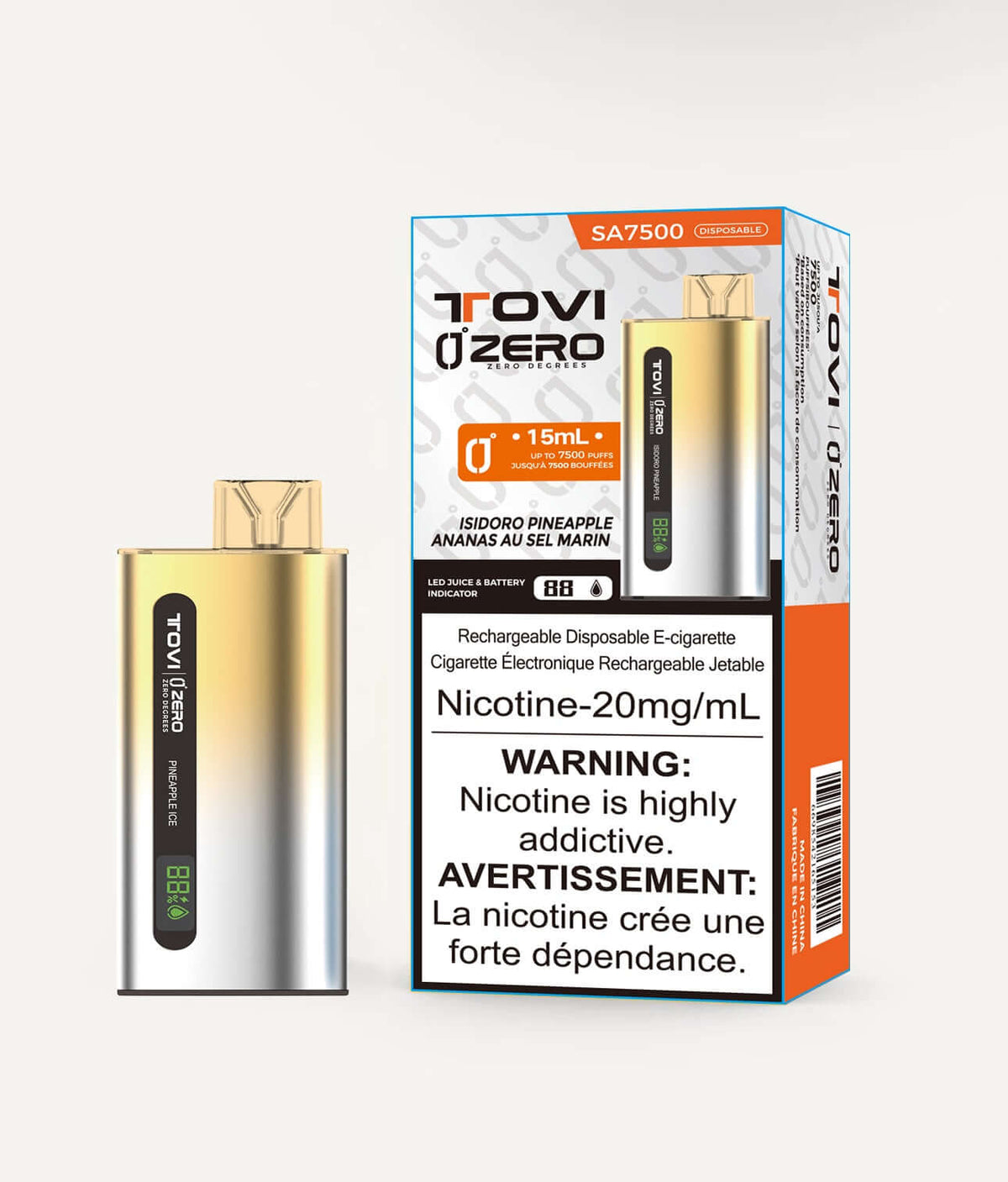 Zero 7500 Super Icy Disposable