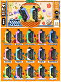 Fruitii 50K (50000) Disposable Vape