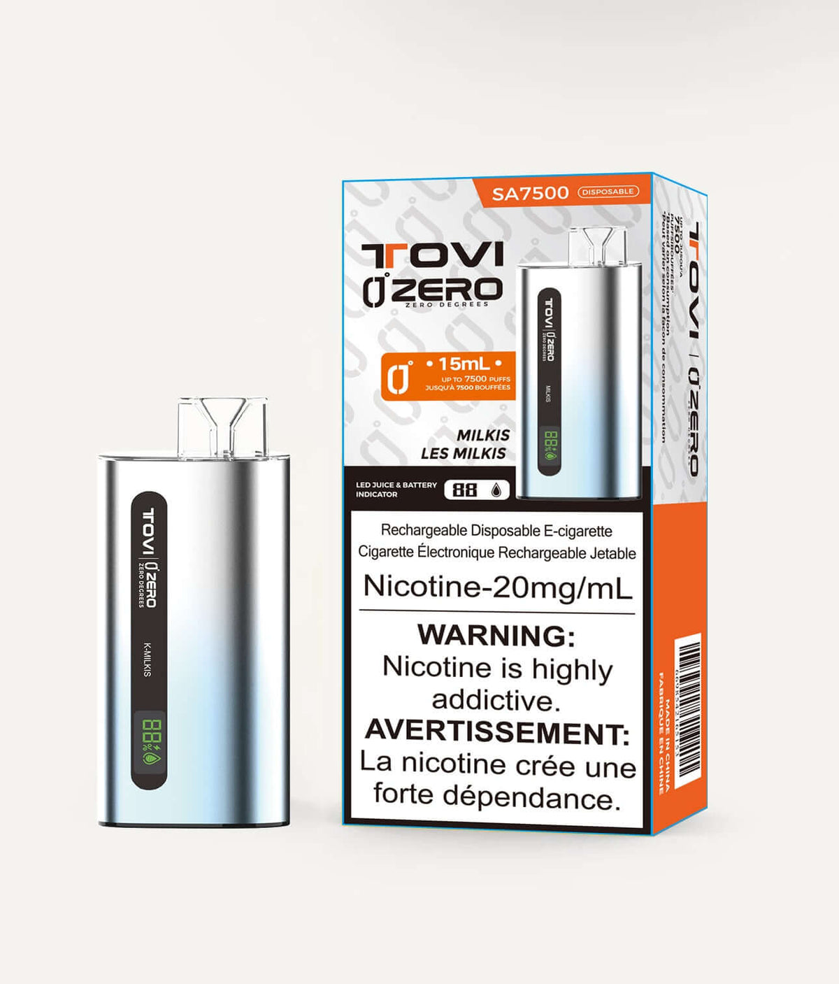 Zero 7500 Super Icy Disposable