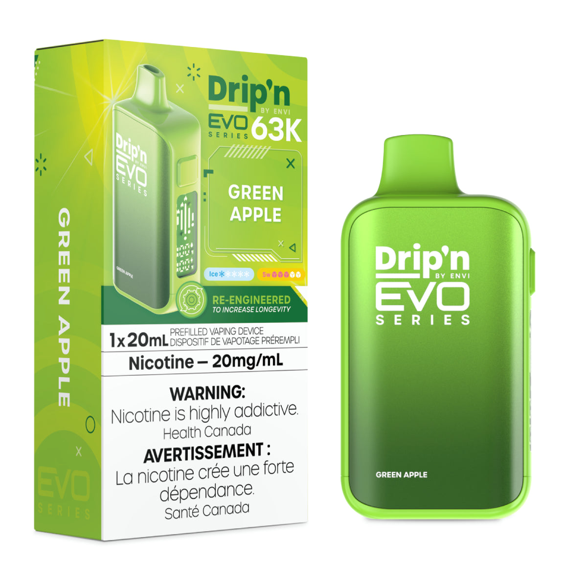 Dripn Evo 63K Disposable Vape