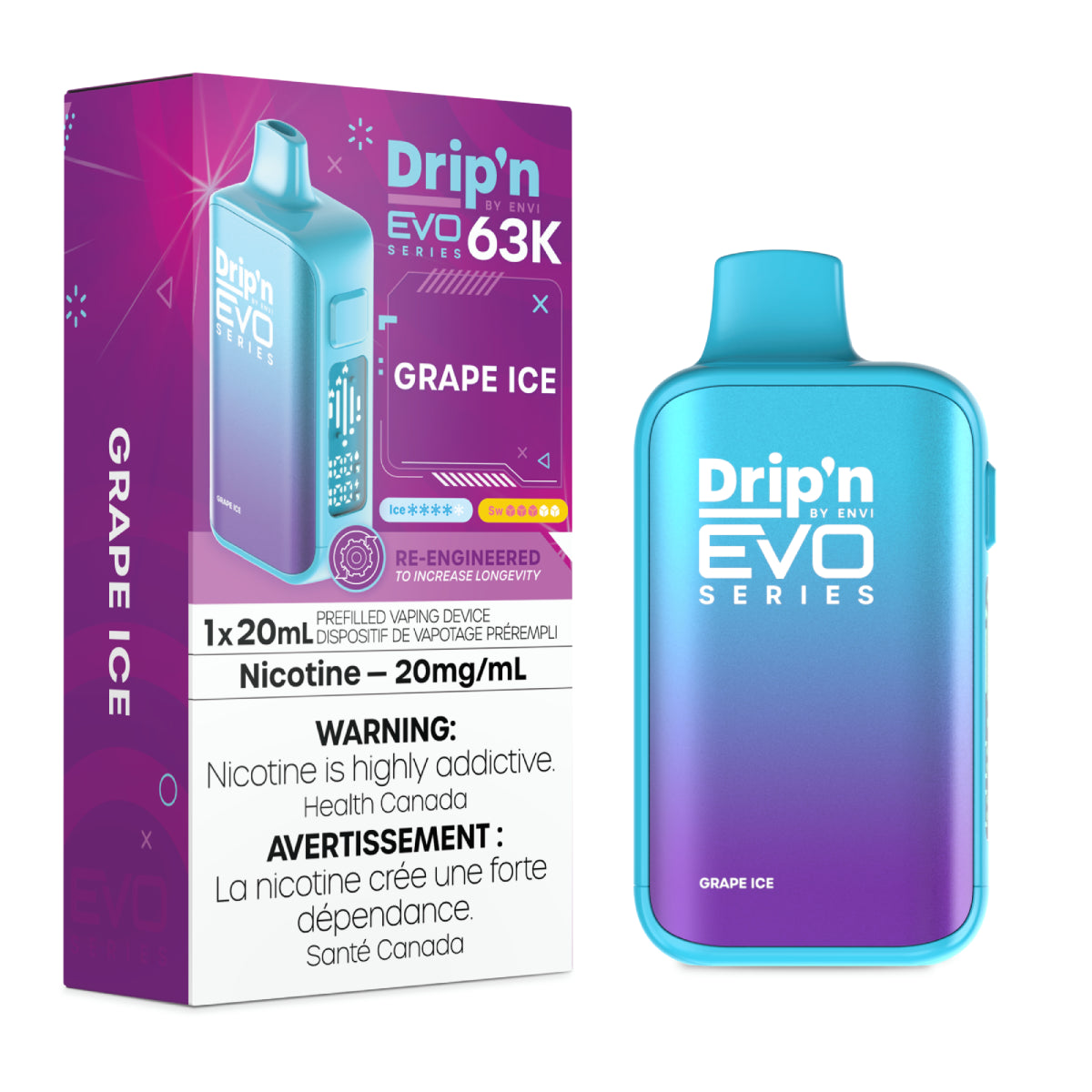 Dripn Evo 63K Disposable Vape