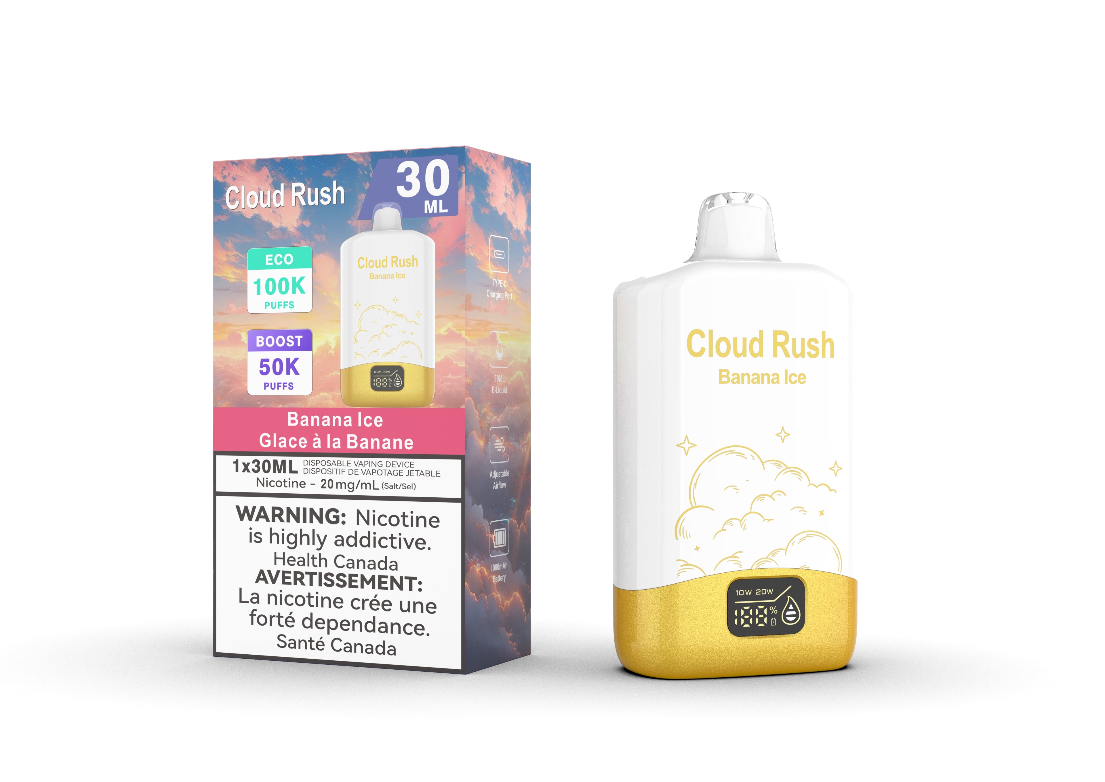 Cloud Rush 100K Disposable