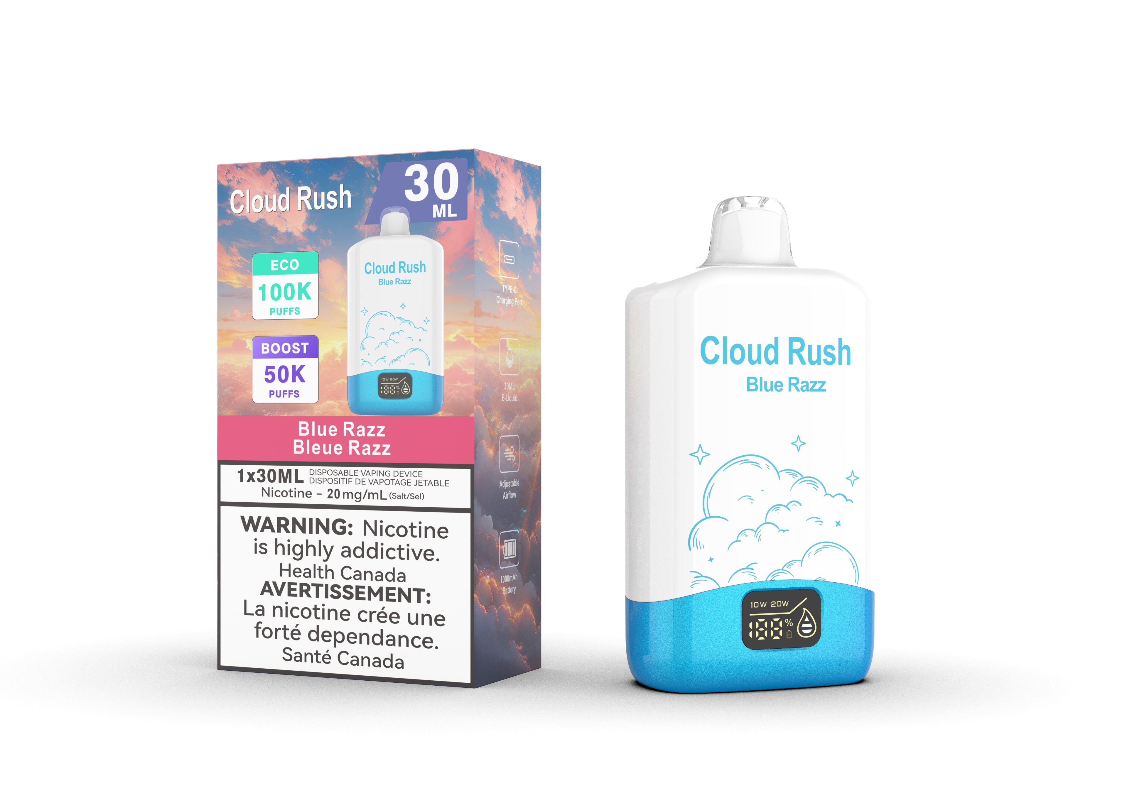 Cloud Rush 100K Disposable