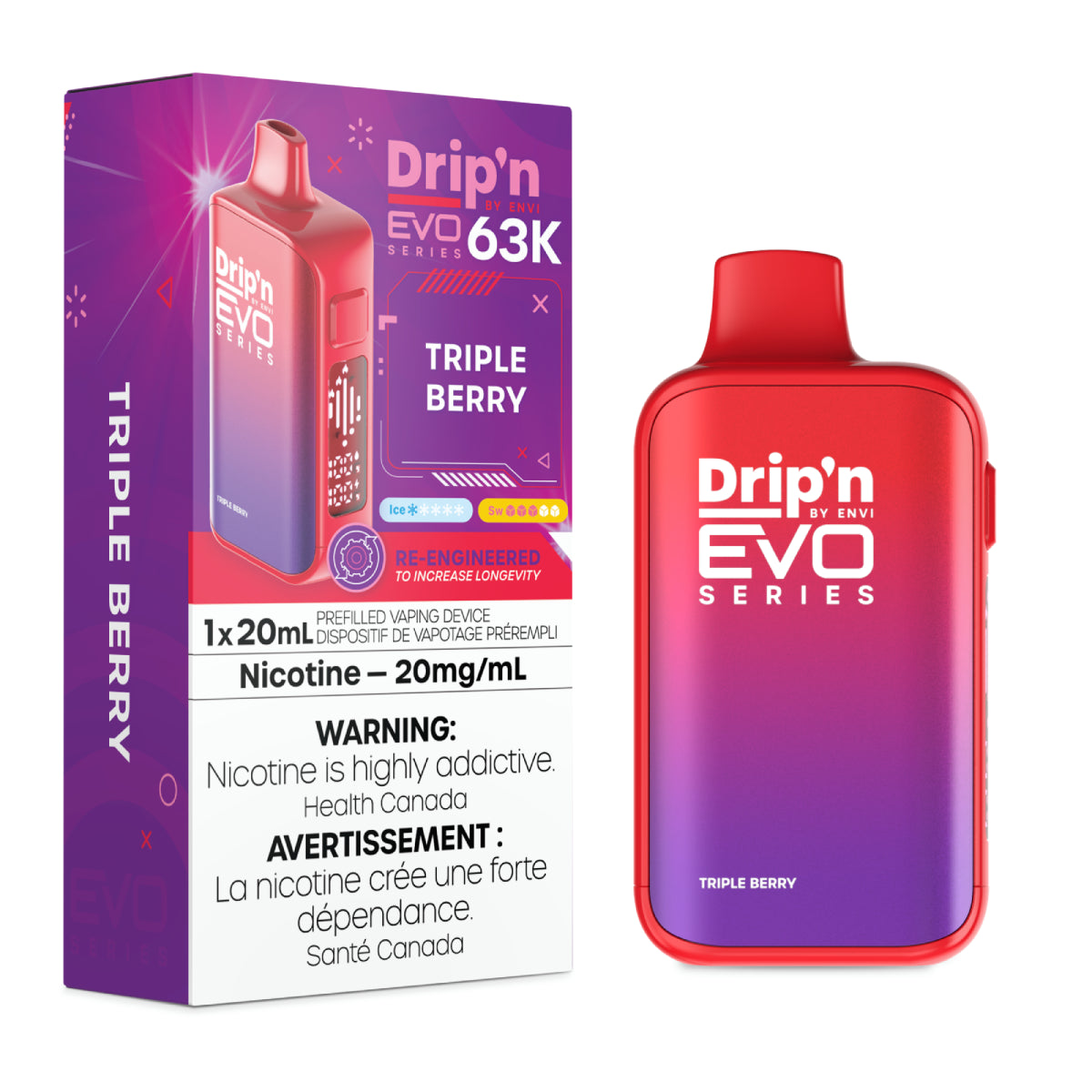 Dripn Evo 63K Disposable Vape