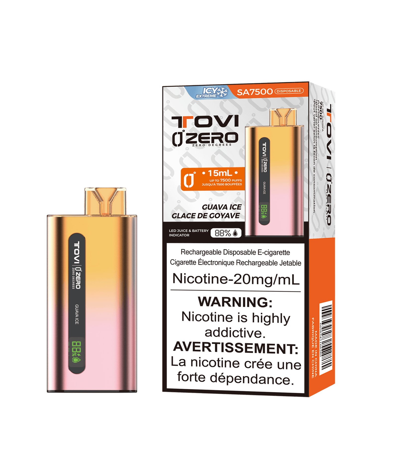 Zero 7500 Super Icy Disposable