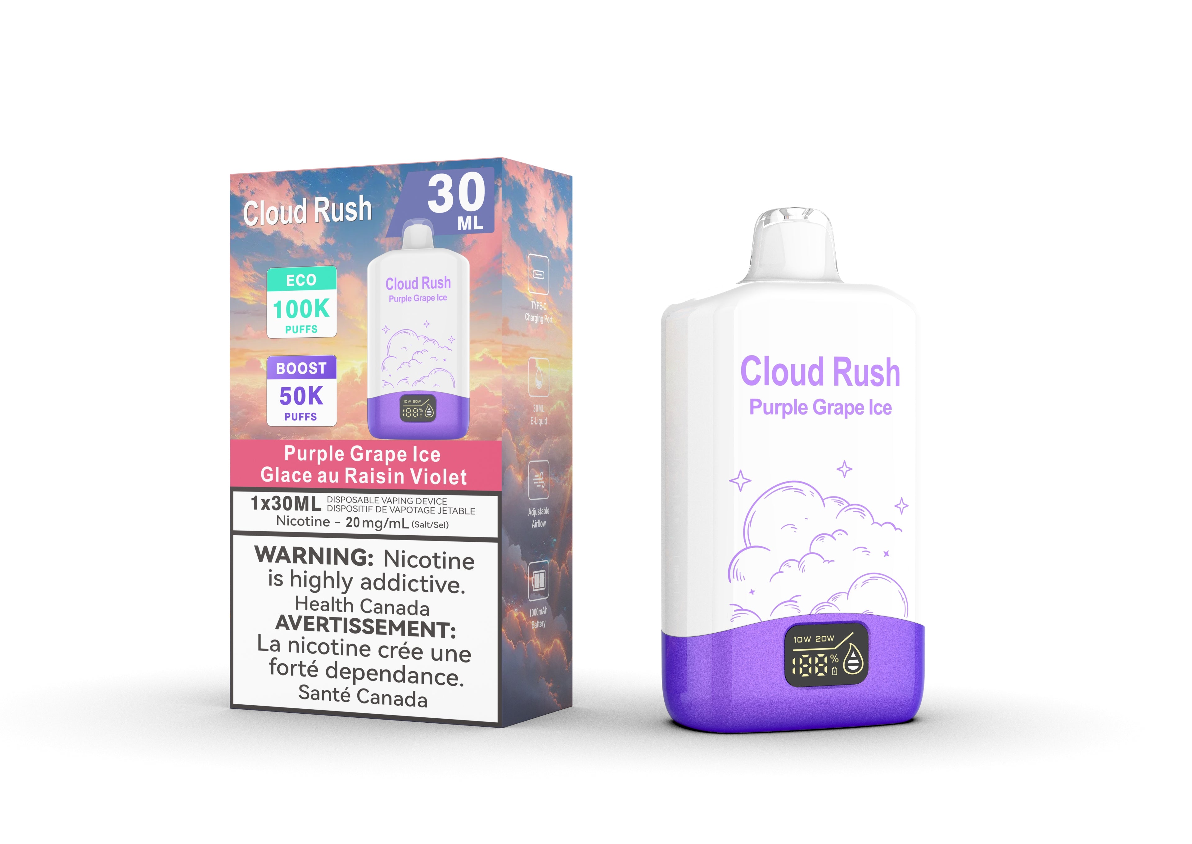 Cloud Rush 100K Disposable