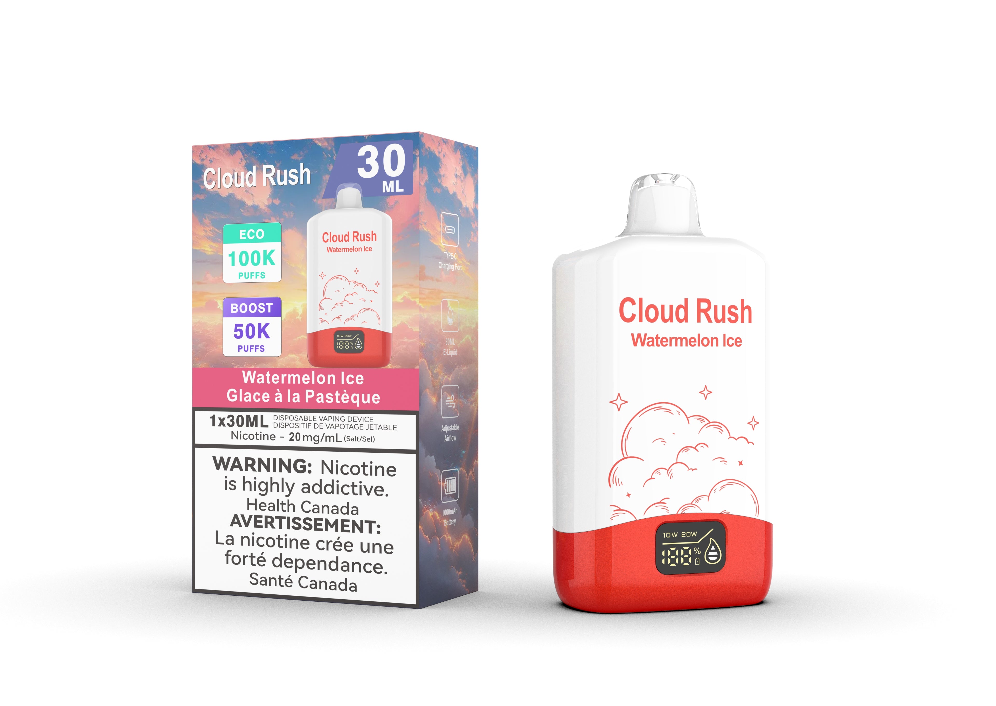 Cloud Rush 100K Disposable